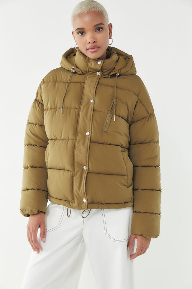 UO Mae Hooded Puffer Jacket | Urban Outfitters