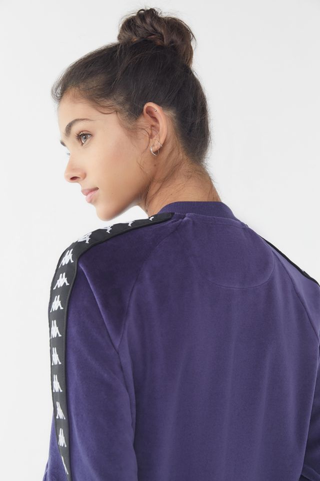 Kappa Mivvie Velour Track Jacket Urban Outfitters