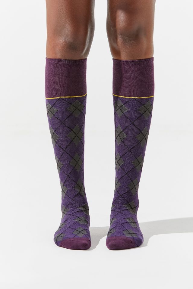 Out From Under Argyle Knee High Sock #1