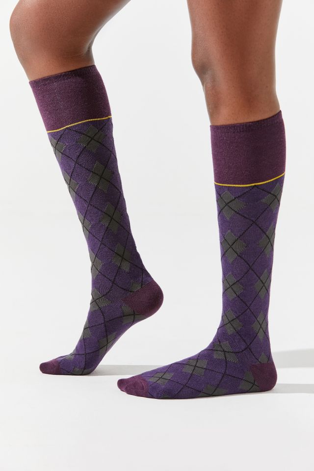 Out From Under Argyle Knee High Sock #2