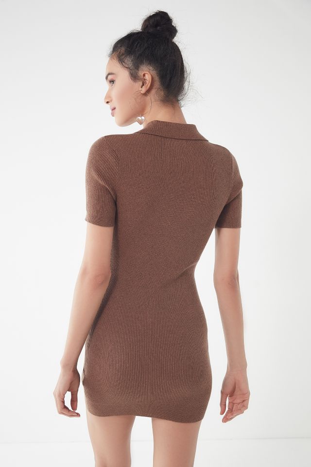 UO Marled Ribbed Knit Sweater Dress #2