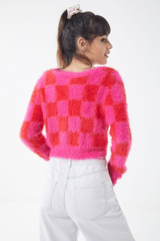 Cardigan en damier Fuzzy Lazy Oaf #2