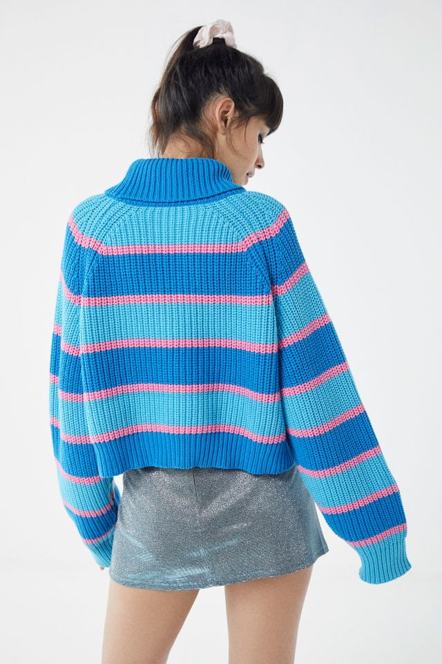Lazy Oaf Striped Turtleneck Sweater #2
