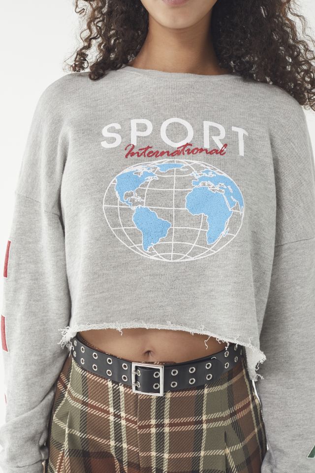 Truly Madly Deeply International Sport Cropped Sweatshirt #3