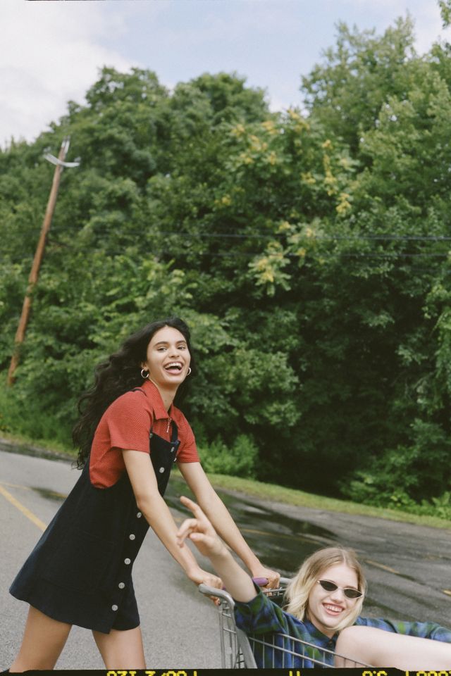 BDG Corduroy Button-Front Overall Dress #1