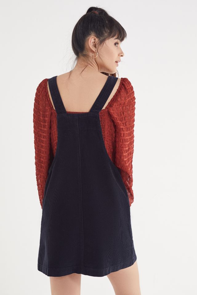 BDG Corduroy Button-Front Overall Dress #3