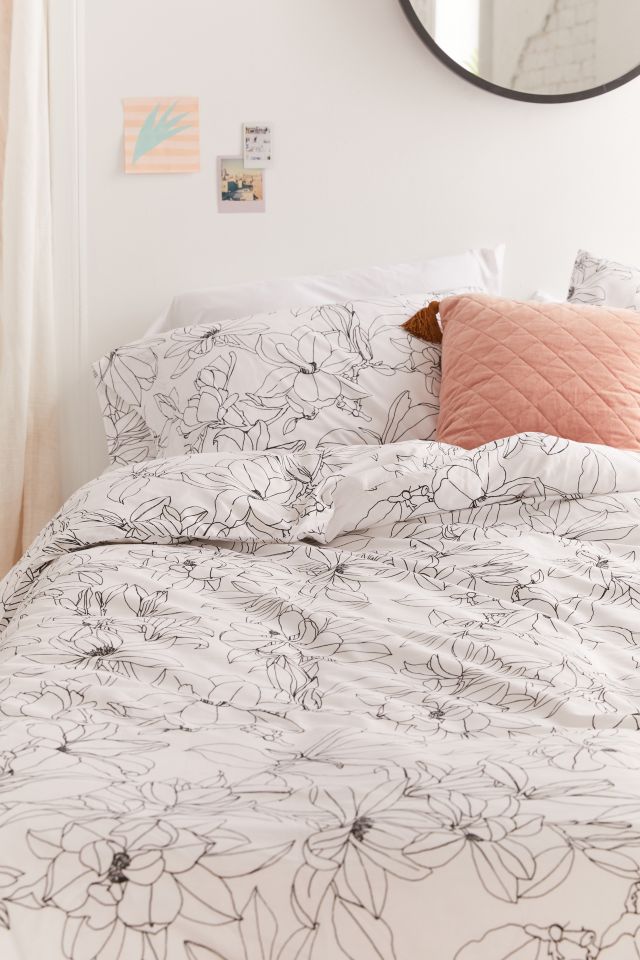 Magnolia Floral Duvet Set #2