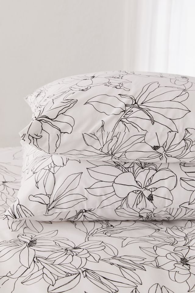 Magnolia Floral Duvet Set #4