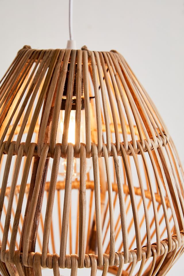 Rattan Woven Pendant Light Shade #4