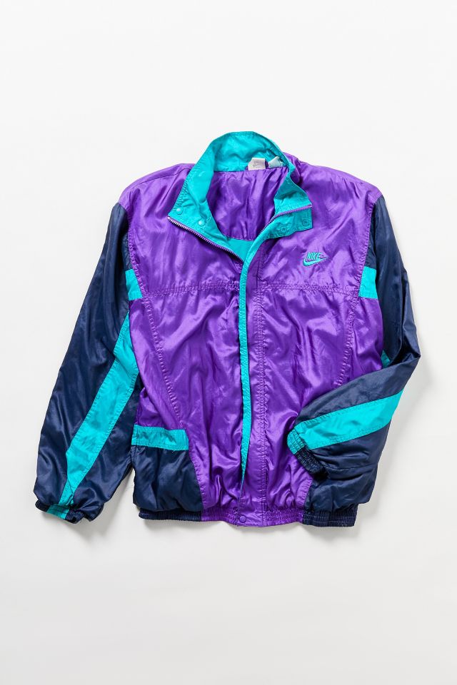 Purple nike store windbreaker jacket