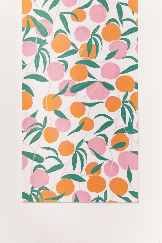 Peaches Removable Wallpaper Urban Outfitters