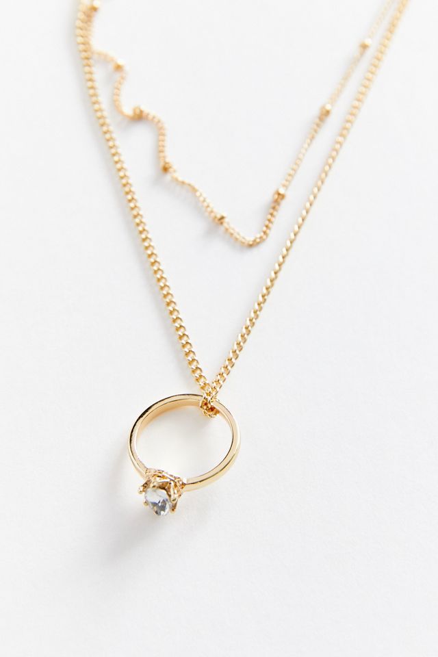 Layered Ring Necklace #1