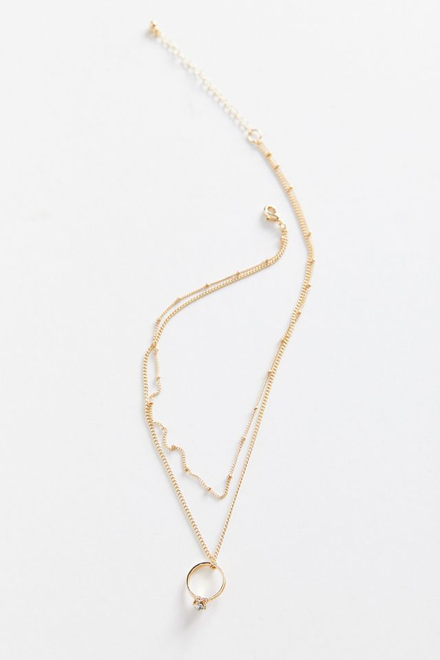 Layered Ring Necklace #2