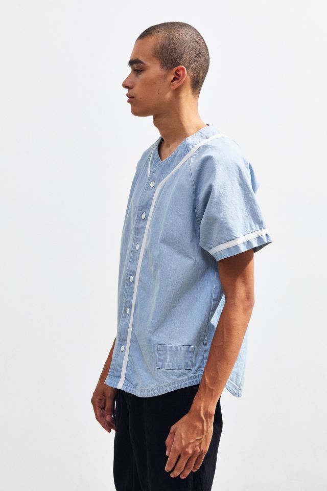 BDG Denim Baseball Shirt