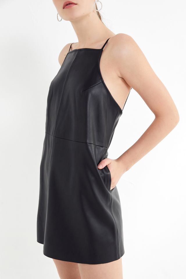 Urban outfitters 2025 leather dress