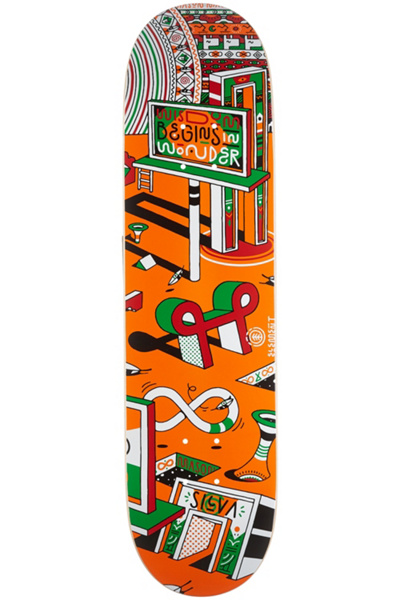 Planche De Skate ELEMENT Mason Silva 8,0 Pouces - Importée Du Japon - Neuv E Inutilisée - Modèle Collector