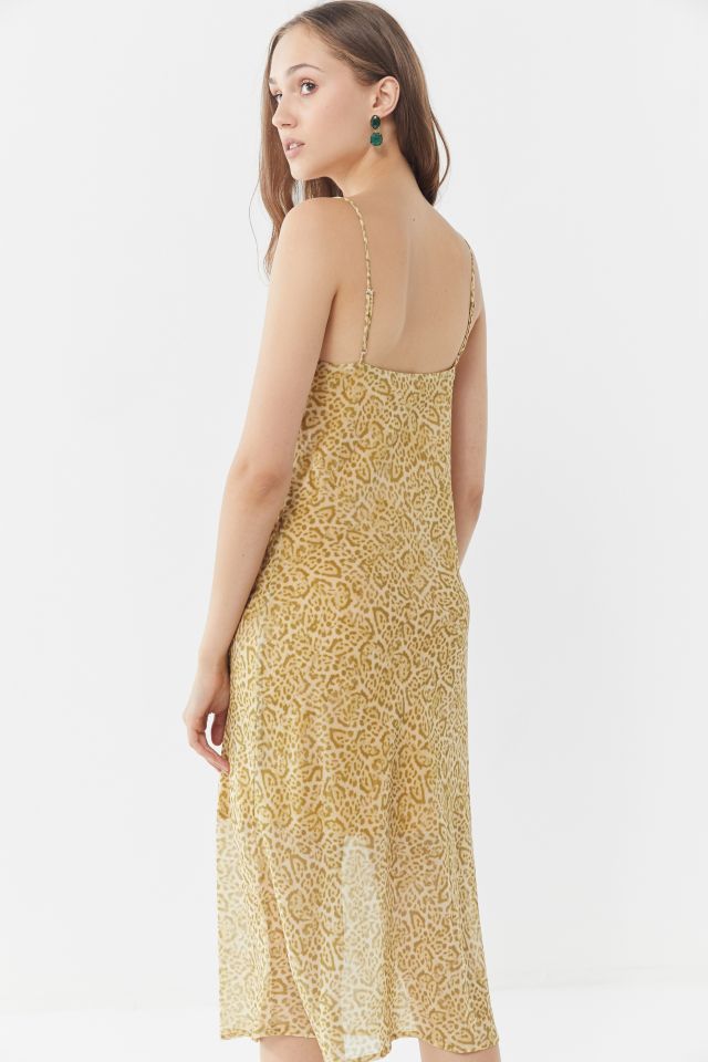 Third Form Rumba Animal Print Slip Dress