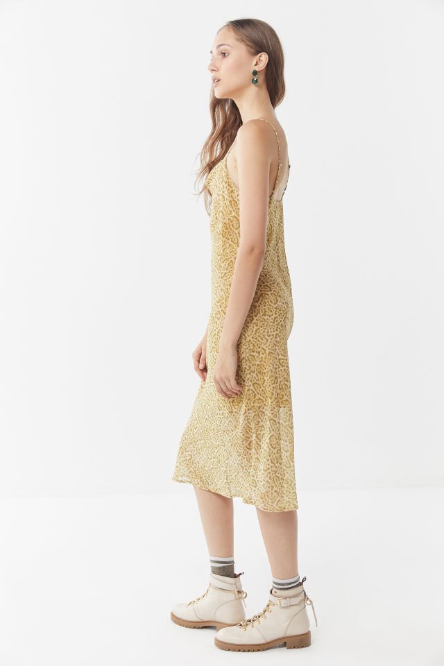 Third Form Rumba Animal Print Slip Dress