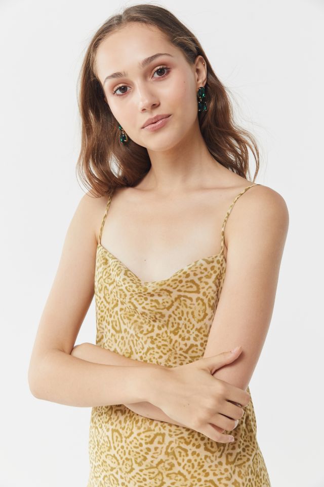 Third Form Rumba Animal Print Slip Dress