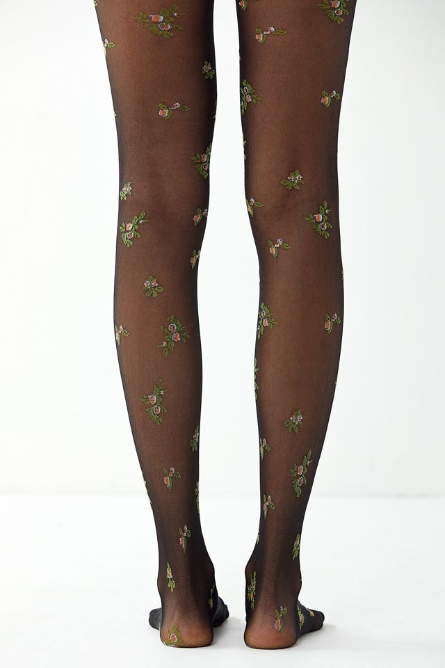 Out From Under Embroidered Floral Tight #2