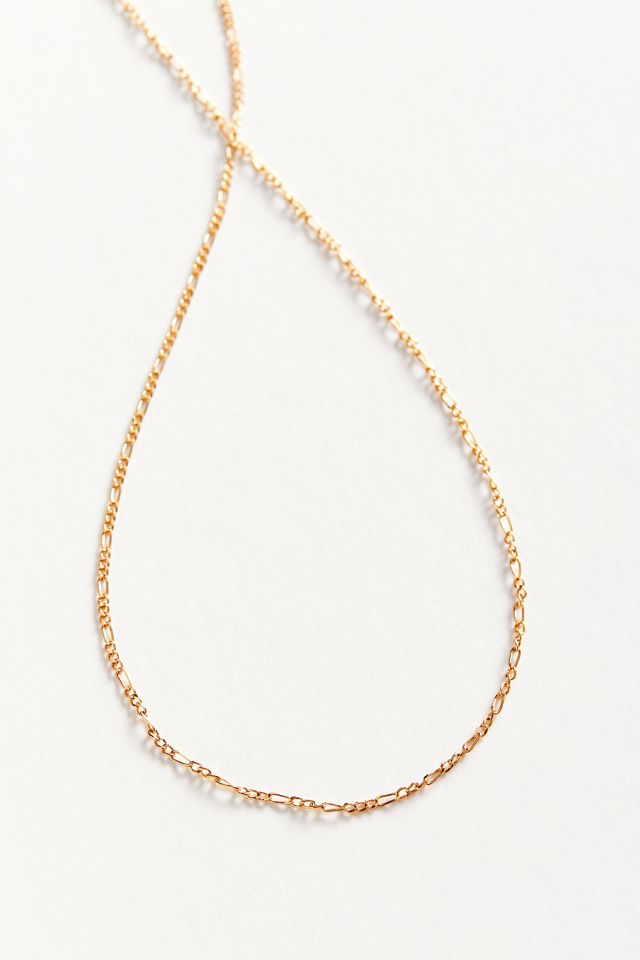 Simple Figaro Chain Necklace #2