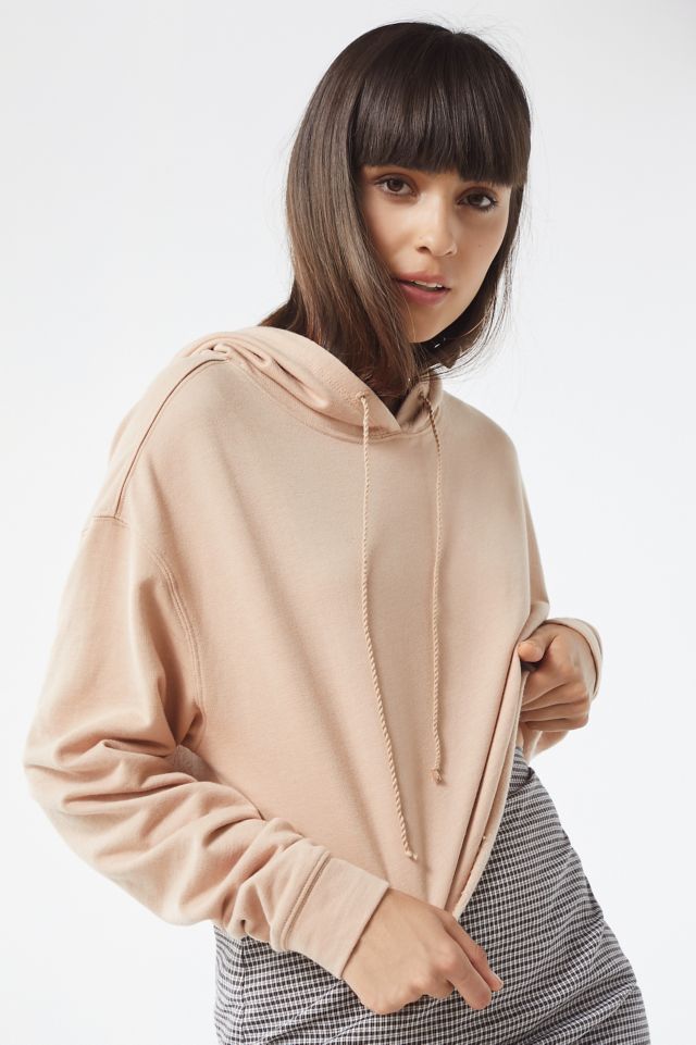 UO Embroidered Cropped Hoodie Sweatshirt #3