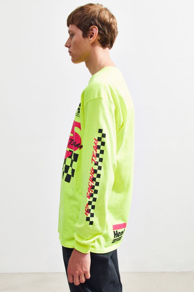 Tシャツ・カットソー HUECLOSET Racing Mash Long Sleeve (3colors) BNE35 Heat Street Racing Team Long Sleeve Tee | Urban Outfitters