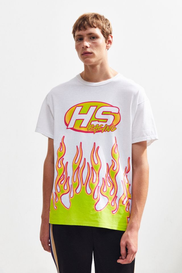 T-shirt avec flammes Heat Street #1