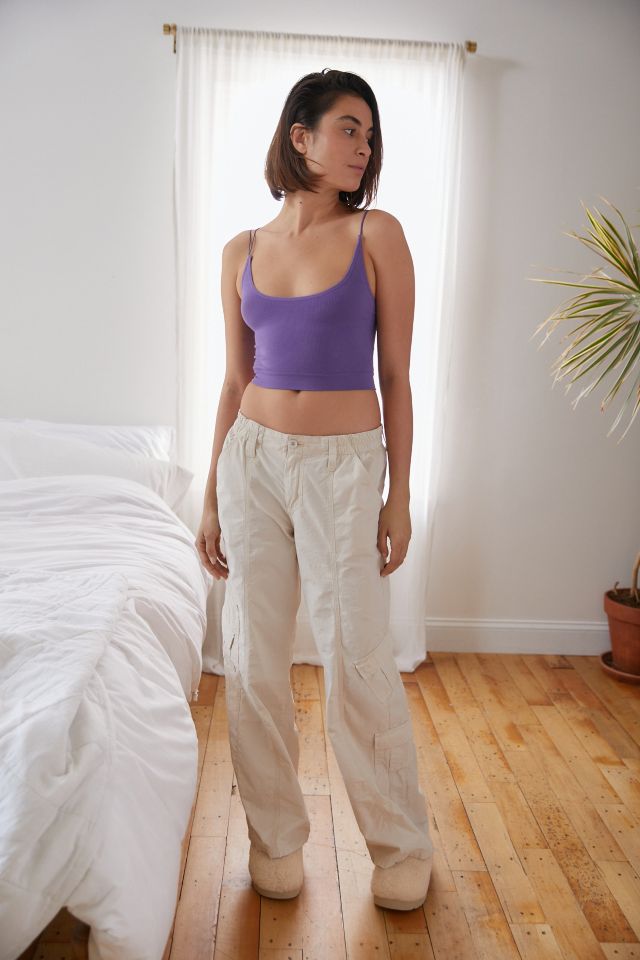 New Urban Outfitters From Under Markie Seamless Cropped Bra Cami Khaki-Small-New  - Simpson Advanced Chiropractic & Medical Center