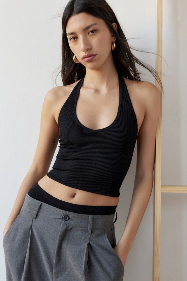 Urban Outfitters UO Out From Under Black Jackie Seamless Halter Bra Top  Small S - $29 - From Fried
