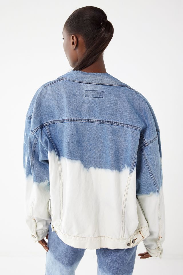 Blouson en denim refaçonné teint par immersion Urban Renewal #1