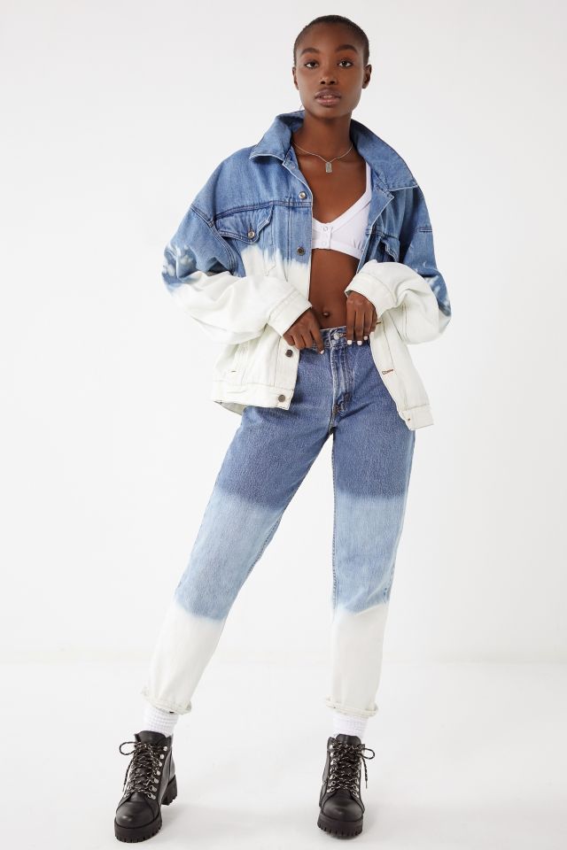 Blouson en denim refaçonné teint par immersion Urban Renewal #2
