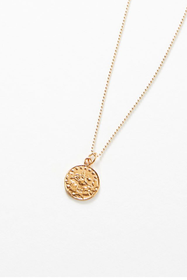 Collier à pendentif mini pièce de monnaie #1