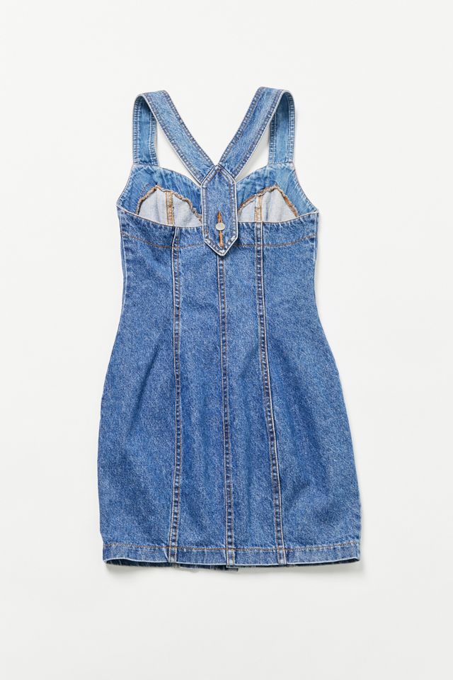 Vintage Bongo Denim Button-Front Dress