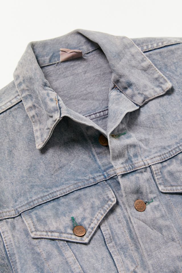 Veste en denim courte vintage gris cendre Bongo #2