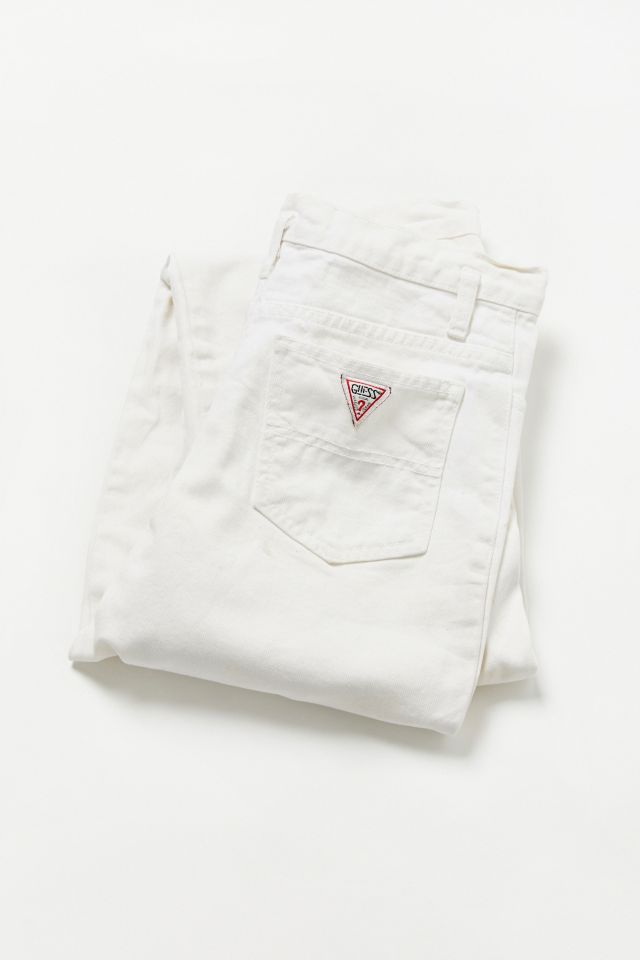Vintage GUESS White Jean | Urban Outfitters