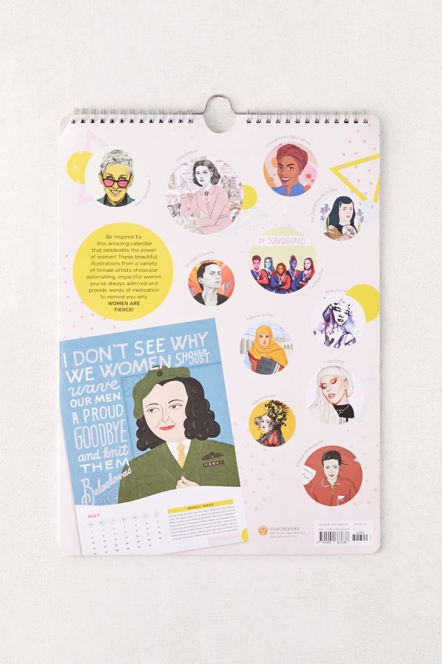 2019 Fiercely Female 12-Month Wall Calendar #1