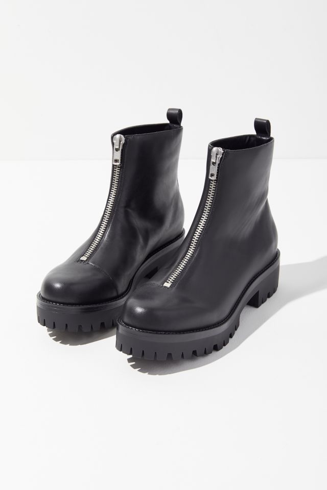 UO Cleo Zip-Front Boot #1