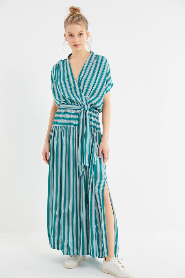 La Confection Aia Striped Belted Maxi Dress #1