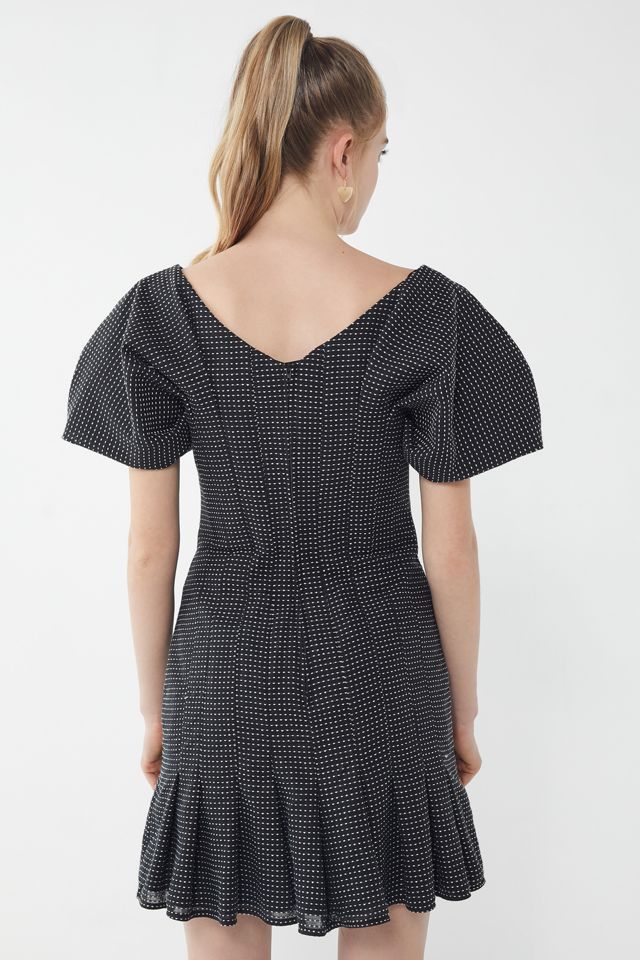 Keepsake Mercy Dotted Puff Sleeve Dress #2