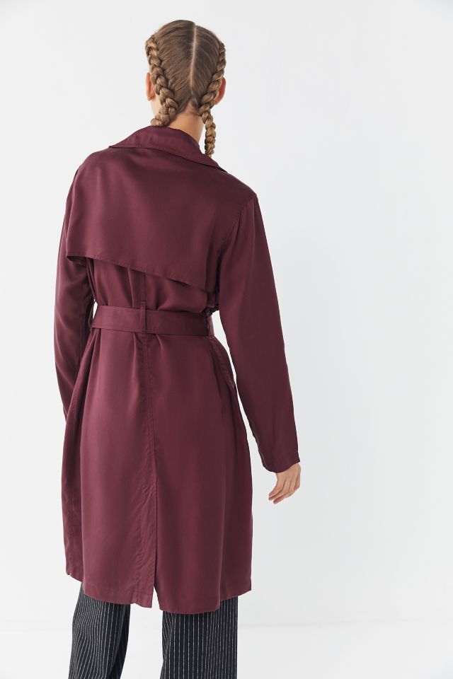 UO Belted Double-Breasted Trench Coat #1