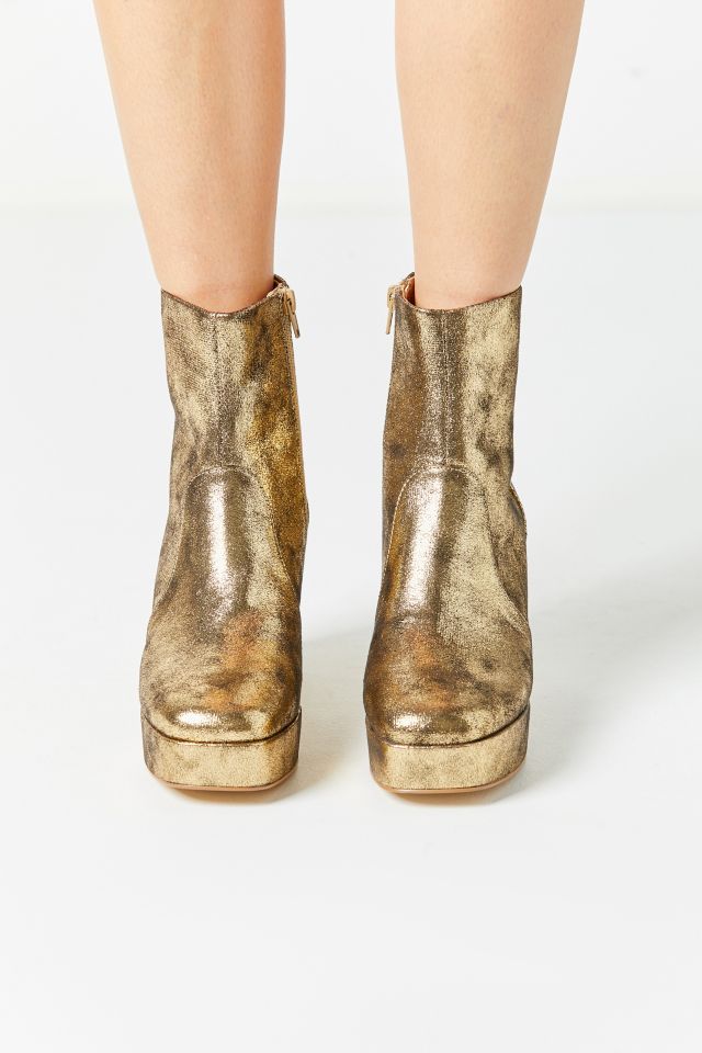 UO Olivia Metallic Platform Boot #2