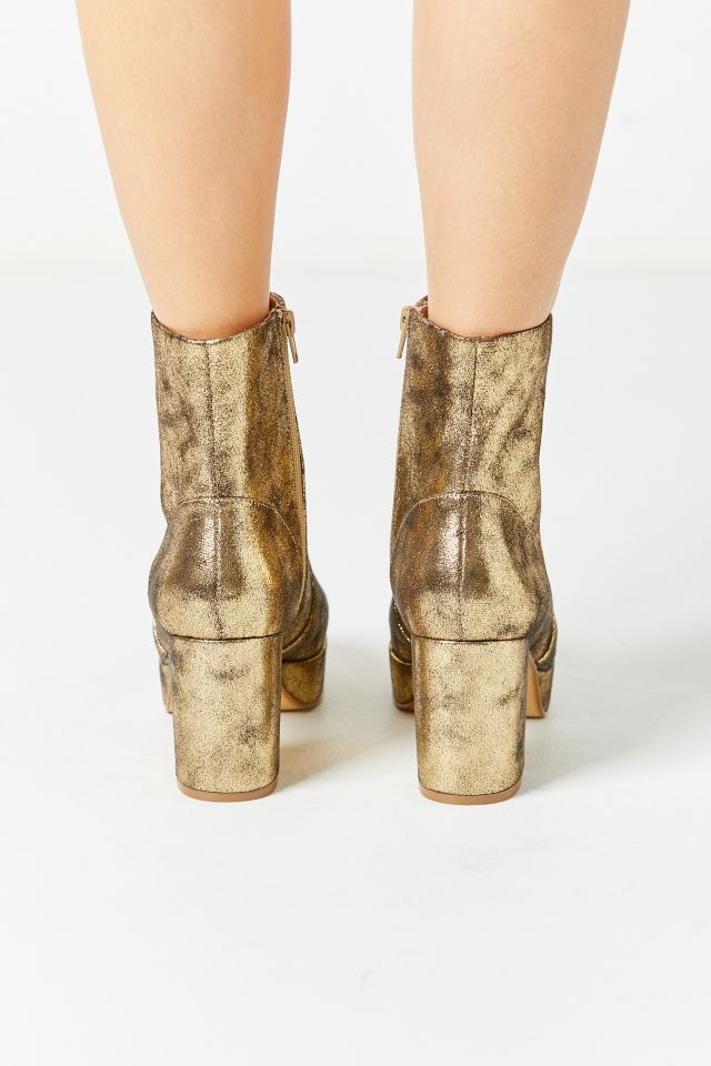 UO Olivia Metallic Platform Boot #3