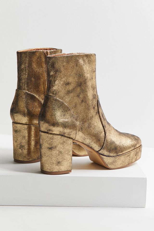 UO Olivia Metallic Platform Boot Urban Outfitters Canada