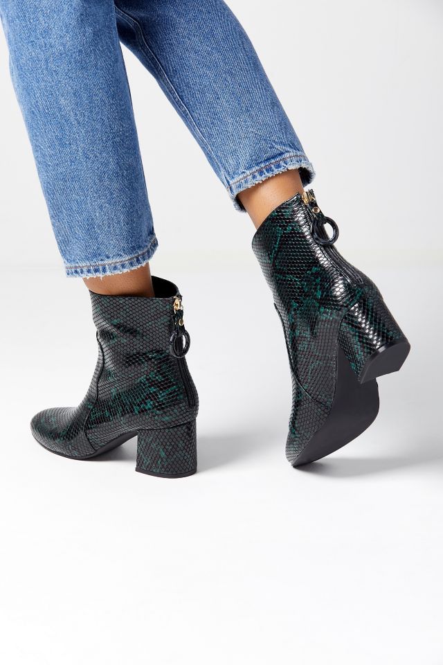 UO Harlow Faux Snakeskin Boot #1