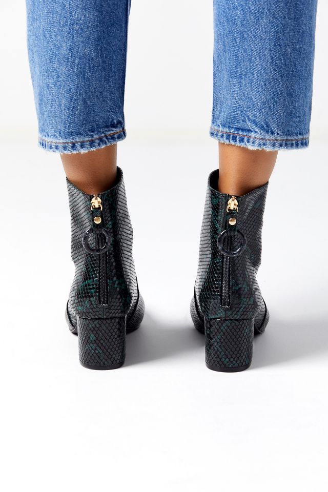 UO Harlow Faux Snakeskin Boot #4
