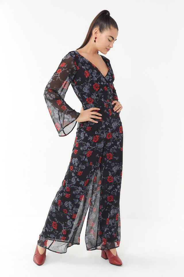 Ali & Jay Only Wish Floral Surplice Jumpsuit #1