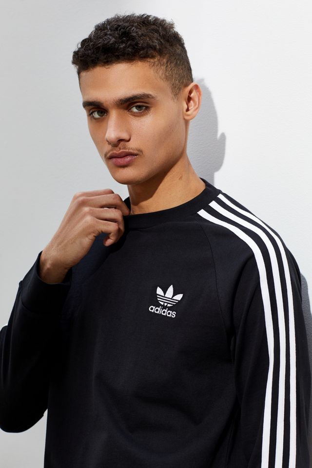 adidas 3-Stripes Long Sleeve Tee | Urban Outfitters