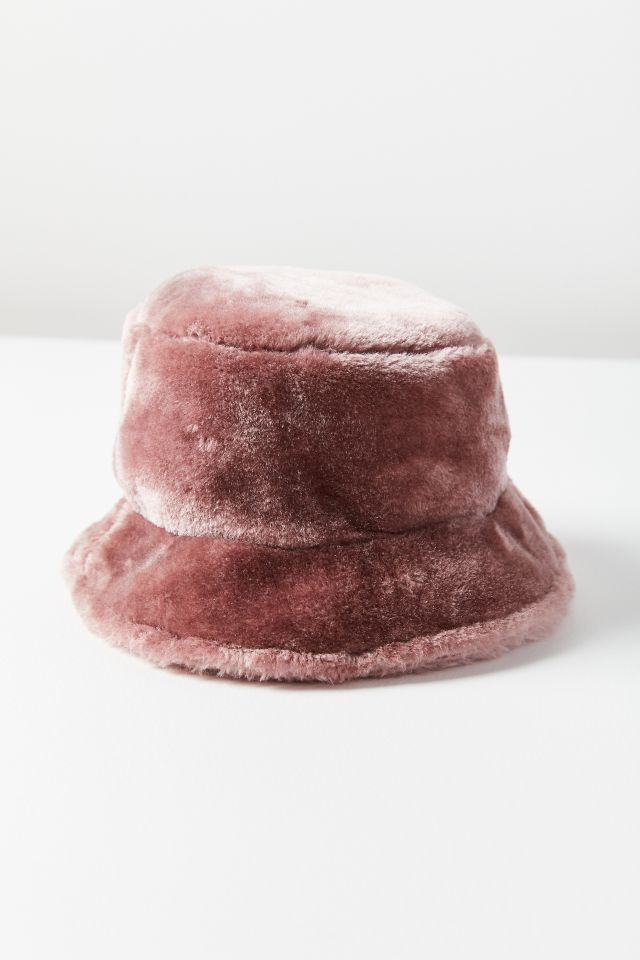 Brixton Hardy Furry Bucket Hat #1