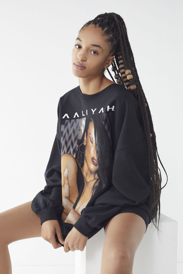Aaliyah Oversized Pullover Sweatshirt #3